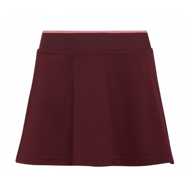 adidas Tennis Skirt Club #22 with integrated inner shorts dark red girls